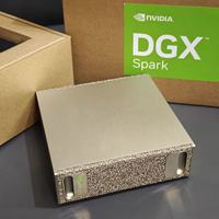 Superordinateur NVIDIA DGX Spark, serveur IA compact Linux PCIe avec processeur GB10, interfaces USB-C et RJ45 - Ordinateur personnel
