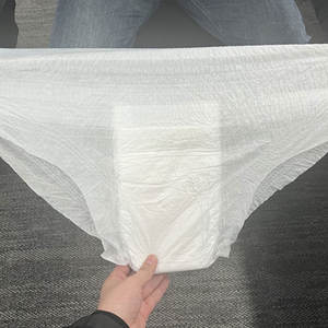 Bグレード使い捨て大人用おむつプリント大人用プルアップパンツ中国工場からの卸売無料サンプル - Product Image 4