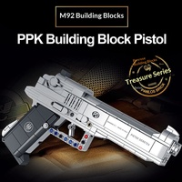 Panlos 670006-21 Blocs de construction assemblés MP7M10 Pistolet mitrailleur 500 Jouet pour garçons Cadeau
