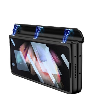 Bisagra de película de carcasa de soporte de cuero absorbente magnético todo incluido para Samsung Zfold4 funda de teléfono móvil de pantalla plegable <span class=keywords><strong>Zfold3</strong></span> - Product Image 6
