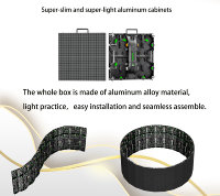 Pantalla LED TOPLED, Holograma Deslumbrante Programable, Mini, Película Japonesa Gratuita, Contador Digital Grande, Pantalla LED de Pared Emergente para DJ, Letrero con Texto