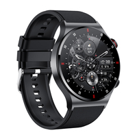 Relojes Inteligentes QW33 de Acero Inoxidable, Pulsera Inteligente con Monitor de Salud, Llamada BT, Impermeable, Pantalla Redonda de 1.28", NFC, Reloj Inteligente 2025