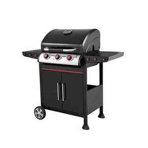 Bbq Kamado Smoker Estufa de leña Parrilla de cerámica Madera Gris Tiempo Plomo Llama Hornear Parrilla de gas - Product Image 4