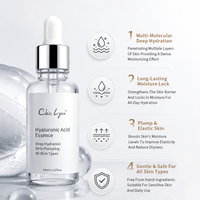 Sérum à l'acide hyaluronique pour le visage au prix d'usine, OEM personnalisé, sérum hydratant pour femmes, sérum facial à l'acide hyaluronique