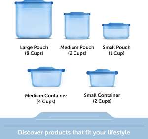 Bolsas para Congelar Refrigerios para Todo el Día con Fondo Expandible, Diseño Práctico de Calendario, Fáciles de Llenar para Usar en Movimiento - Product Image 3