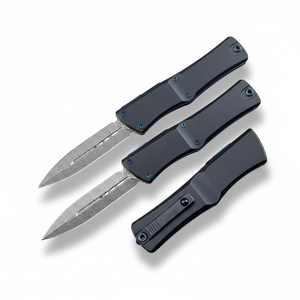 Navaja plegable de acero de Damasco Micro Tech, multifuncional, de alta dureza, para defensa personal, portátil y herramienta para exteriores. - Product Image 2