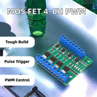 Module de commande à 4 voies MOS FET F5305S, interrupteur à déclenchement par impulsion à 4 canaux, contrôle PWM stable pour moteur et LED