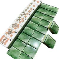 Mahjong Américain Pliable de Luxe Winmax Bear with Me, 160 Tuiles Acryliques Peintes à la Main, Divertissement Festif Saisonnier
