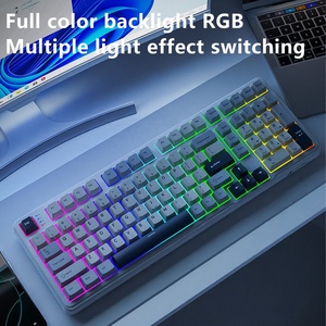 คีย์บอร์ดเกมมิ่ง Attack Shark X98 แบบกลไกไร้สาย สามโหมด โครงสร้าง Gasket ไฟ RGB แบบ Hot-swappable รูปแบบ 98% คีย์บอร์ดแบบปรับแต่งได้ - Product Image 3