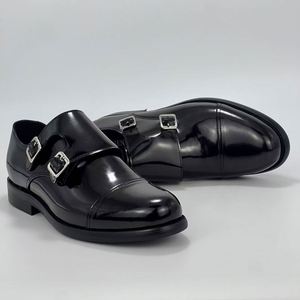 รองเท้าหนังแท้ทำมือสุดหรูแบบใหม่ปี 2025 สำหรับผู้ชาย กันน้ำ เหมาะสำหรับใส่ทำงานและโอกาสทางการ  แบบรัดข้อเท้า - Product Image 4