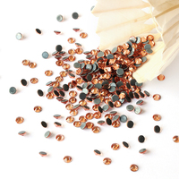 Strass Sans plomb Lt. Pêche Strass Cristal Flatback Hotfix Strass Pierres De Verre Pour Chaussures