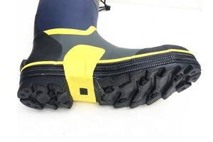 Bottes <span class=keywords><strong>de</strong></span> pluie <span class=keywords><strong>de</strong></span> <span class=keywords><strong>chasse</strong></span> OEM imperméables pour hommes, doublure en coton <span class=keywords><strong>de</strong></span> grande taille, caoutchouc naturel, plaque d'embout en acier, antidérapante, sécurité pour l'hiver - Product Image 5