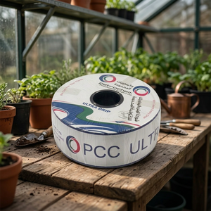 Tubería de Riego por Goteo de PVC Negra de 16 mm, Rollo de Tubería de Microirrigación Ultra Drip Supply TERRACORE para Jardín y Granja - Product Image 3