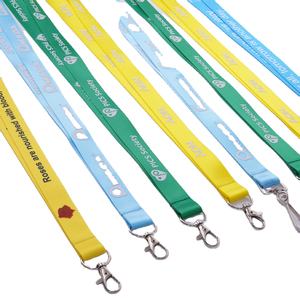ランヤードロゴ付き最小注文メーカーパーソナライズ印刷ポリエステル昇華カスタム - Product Image 2