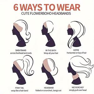Customizable European and American Style Sports <b>Headband</b> with Leopard Print Wide Edge Sweat Absorbing <b>Headband</b> - Product Image 3
