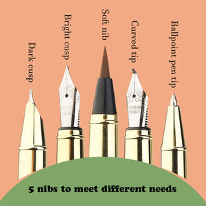 I calibri usano la penna a pennello per fontana multifunzionale 5 pennini diversi penna a pennello universale per calligrafia - Product Image 3