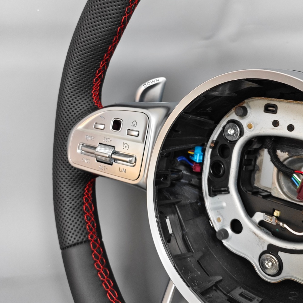 Custom Flat Bottom Sports Steering Wheel (Mercedes-Benz Fitment), photo 5