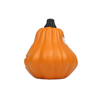 Décorations d'Halloween en plastique : Lanternes citrouilles, décors de scène, accessoires lumineux, accents pour maison hantée, idéaux pour les photos