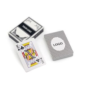 Personalized Logo Pvc Plastic Game <b>Poker</b> Saudia Uae Dubai Custom Design Spanish Playing Cards - Product Image 1