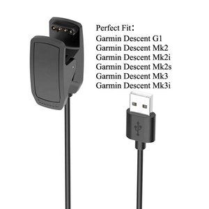 Chargeur pour Garmin <span class=keywords><strong>Descent</strong></span> MK3 MK3i, chargeur pour Garmin <span class=keywords><strong>Descent</strong></span> MK2 MK2i MK2S, station de charge pour Garmin <span class=keywords><strong>Descent</strong></span> <span class=keywords><strong>G1</strong></span>, chargeur de montre à clip - Product Image 1