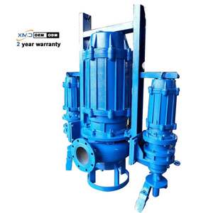 Pompe à boue submersible verticale de 5 et 10 pouces, 11 kW, à grand débit, pour eaux usées, aspiration de sable de rivière et boues - Product Image 1