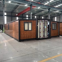 Prix de gros, disposition personnalisée, maison préfabriquée extensible en acier respirant de 40 pieds pour une utilisation en parc résidentiel