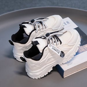 Sneaker Casual traspiranti da ragazza e da ragazzo, nuove scarpe <span class=keywords><strong>bianche</strong></span> con suola morbida alla moda per l'inverno per la primavera estate - Product Image 4