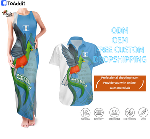 Guatemala Imprimir Pareja Traje a juego <span class=keywords><strong>Ropa</strong></span> Tanque Mujeres Vestido <span class=keywords><strong>Ropa</strong></span> Para Hombre - Product Image 4