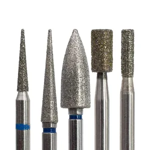 Nail Cutter Drill Bits Professional Nail Supplies Cuticle Nail Drill Bit XC High Quality Custom Logo 7pcs Wholesale Russian Nail Diamond Bits