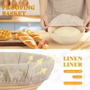 <b>Bread</b> Proofing <b>Basket</b> <b>Bread</b> Making Supplies Tools Made of Natural Indonesian Rattan Proofing <b>Basket</b> for Baking - Product Image 3