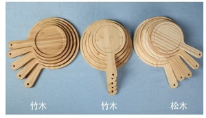 Bambou Hôtel Angle Droit Plateau À Thé Jetable Fast Food Double Oreilles Plateau De Fruits Manche En Bois Gravé Restaurant Ménage Assiette - Product Image 5