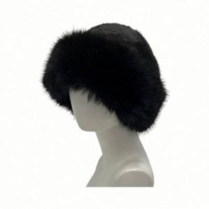 Sombrero de Pescador de Piel Sintética Cálido y a la Moda, en Oferta, Colorido, Grueso para Invierno, de Color Sólido y Felpa - Product Image 2