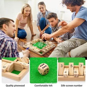 Wooden tabletop number flip <b>game</b> <b>board</b> <b>game</b>, number <b>game</b> toy, parent-child interactive <b>board</b> <b>game</b>, party <b>drinking</b> <b>game</b> - Product Image 5