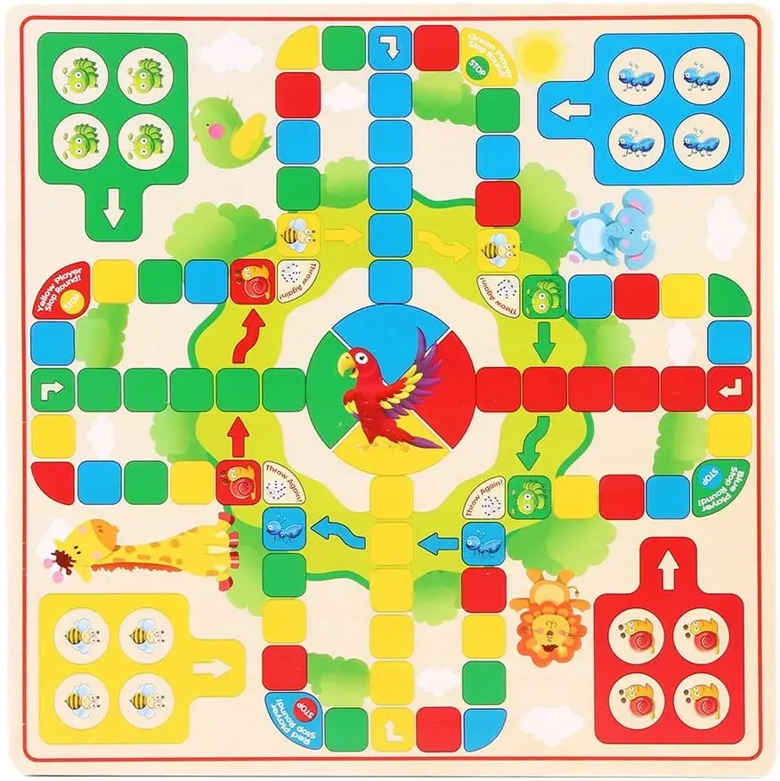 2 en 1 Échecs de vol en bois et dames chinoises Jouets pour enfants Ludo Planche en bois Jeu d'échecs volant Interaction Puzzle de bureau Jouet d'échecs