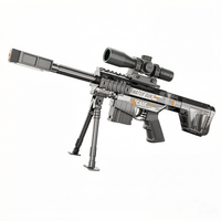 Pistolet à eau électrique Barrett grande capacité, automatique, avec lumière de flamme, pour jeux de tir en extérieur en été