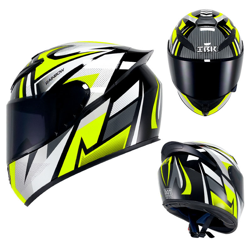 shoei 2013 vfx-w krack tc-10 helmet Shoei VFX-W Helmet Taka Green/Yellow TC-4