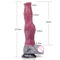 Nouvel arrivage de gode pour chien avec doberman pinscher ventouse pour femmes baguette de massage pour masturbation plug anal jouets pour adultes
