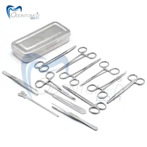 Nhỏ Phẫu Thuật Bộ 13 PCS Oite De Chirurgie Mineure Caja De Cirugia Menor Kit De Chirurgie