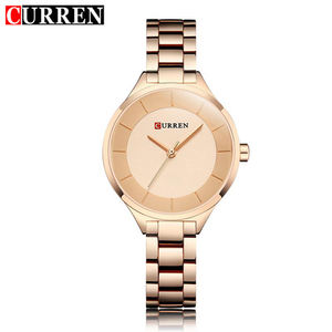 CURREN 9015 <span class=keywords><strong>Orologio</strong></span> da <span class=keywords><strong>Donna</strong></span> in <span class=keywords><strong>Oro</strong></span> Rosa, Orologi in Acciaio Inossidabile, <span class=keywords><strong>Orologio</strong></span> da <span class=keywords><strong>Donna</strong></span> di Lusso <span class=keywords><strong>Color</strong></span> <span class=keywords><strong>Oro</strong></span>, Moda Relogio Feminino - Product Image 3
