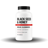 Bonbons gélifiés au miel et aux graines de cumin noir |   Gummies de bien-être à base de graines noires, OEM ODM Marque privée pour la nutrition quotidienne des adultes