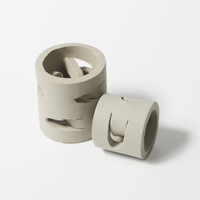 Anneau en céramique industrielle ZY 25mm 38mm 50mm 80mm Résistance à la chaleur de coupe 1m3 ISO9001 70-210m2/m3 470-630kg/m3