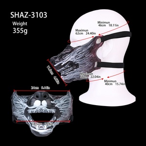 Máscara de Fantasía SHAZ para Juegos de Rol BDSM, Muzzle de Silicona, Juego Sexual SM, Máscara de Juego Tipo Cachorro, Equipo de Bondage para Mujeres y Hombres - Product Image 2