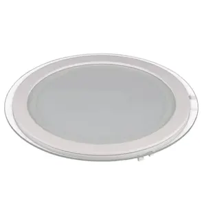 Shingel factory ip 20 Recessed Aluminum Glass Round Square Top Quality Low Price 6w 12w 18w 24w Ceiling Led Panel Light