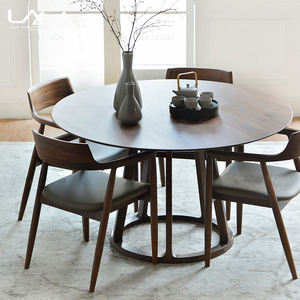 Phòng Ăn Hiện Đại Đồ Nội Thất Nhà Hàng Thiết Kế Mới Cánh Tay Bằng Gỗ Hiroshima Ghế Walnut Ghế Gỗ Cổ Điển - Product Image 1