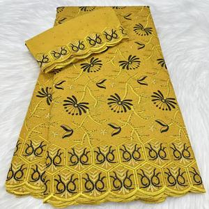 Lo último en tela de encaje de gasa suiza con Perfume africano, malla bordada de algodón tejido para vestidos de niños, tecnología suiza - Product Image 6