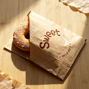 Papel Antigrasa Ecológico Brasileño para Comida para Llevar, con Cierre Hermético, Impermeable, de Grado Alimenticio, para Panadería, Supermercado, Burger King - Product Image 1