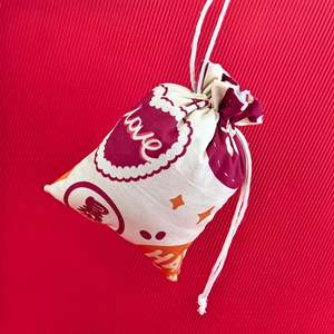 Sac Pochette en Coton avec Cordon de Serrage et Doublure en Velours, Source d'Usine, avec un Signe de Bonne Chance pour l'Emballage de Bijoux Cadeaux - Product Image 3