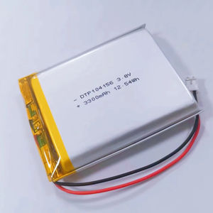 104156 3300mAh 3.8V(A-grade raw materials)High Voltage 3.85v Lithium Polymer Pouch <b>Battery</b> Thin High Performance Wholesale - Product Image 1