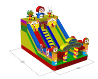 Vente en gros à prix réduits : Grand toboggan aquatique gonflable chinois pour usage commercial, en PVC, taille personnalisable, installation facile pour enfants