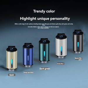 Diffuseur d'évent de voiture de bas de saison de haute qualité Diffuseur de parfum de voiture rechargeable avec lumière LED Désodorisant de parfum de voiture - Product Image 5